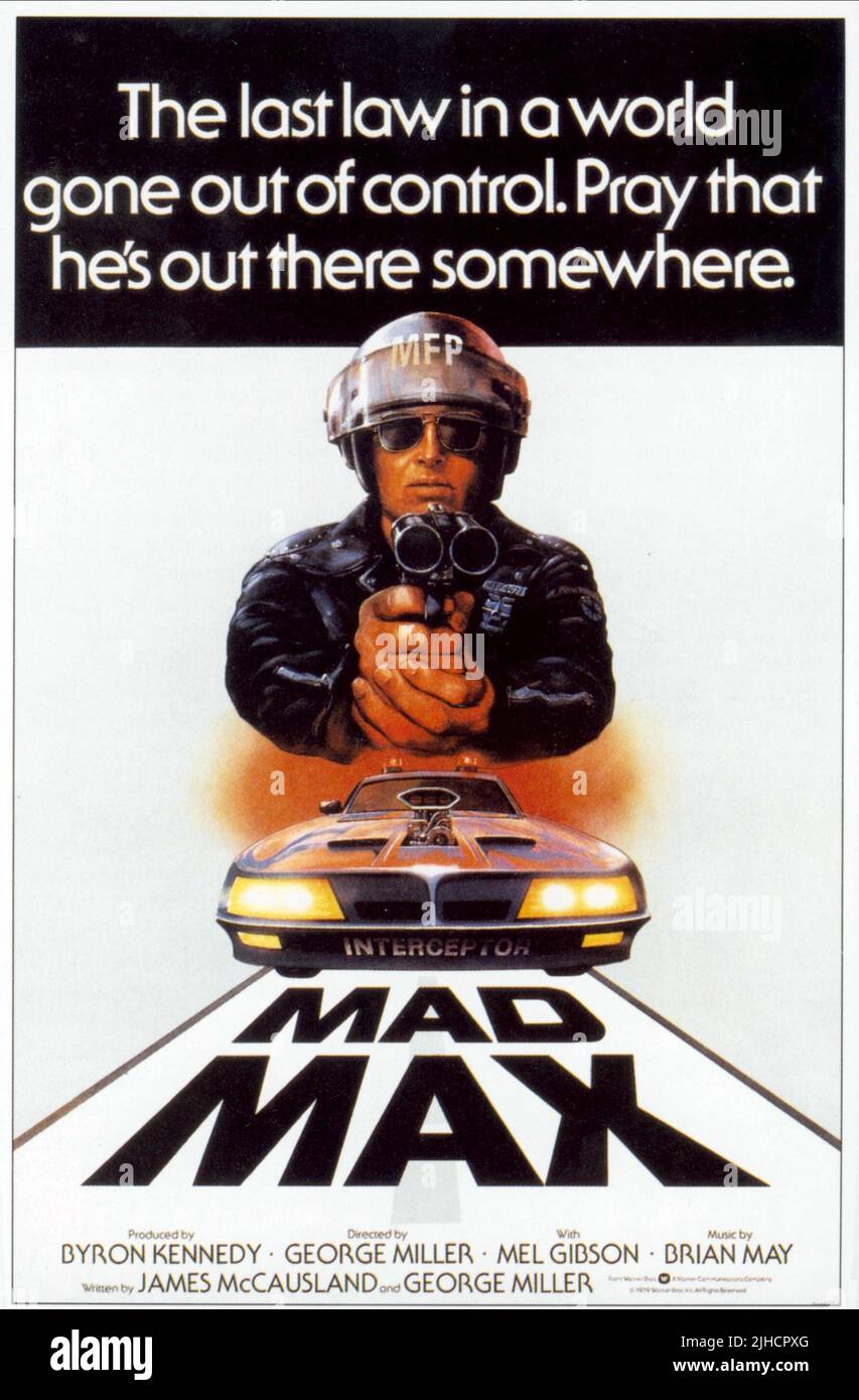 MOVIE POSTER, MAD MAX, 1979 Stock Photo - Alamy
