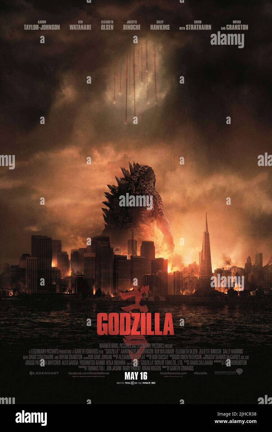 Godzilla movie poster hi-res stock photography and images - Alamy