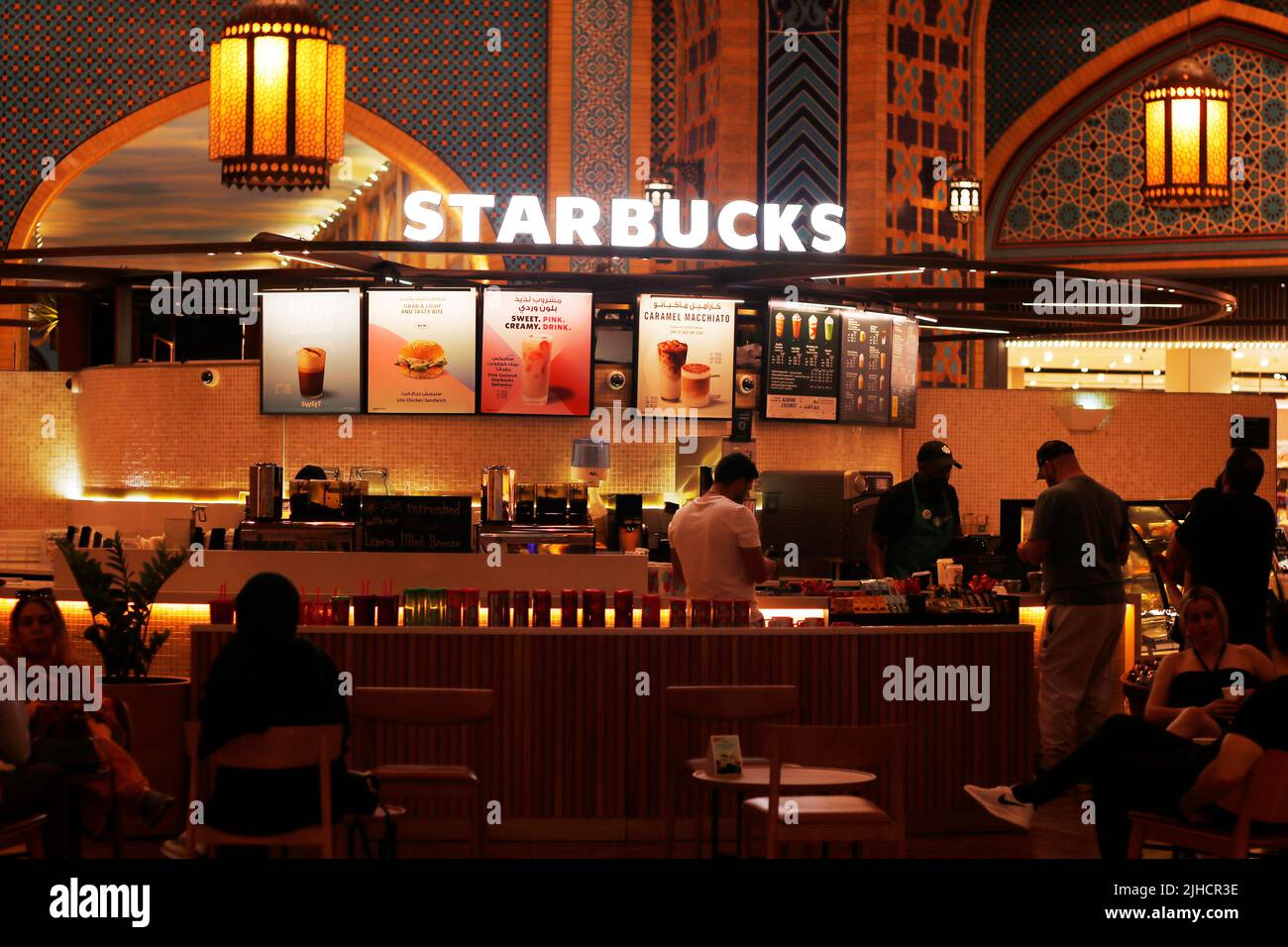 dubai-united-arab-emirates-july-14-2022-starbucks-coffee-shop-in