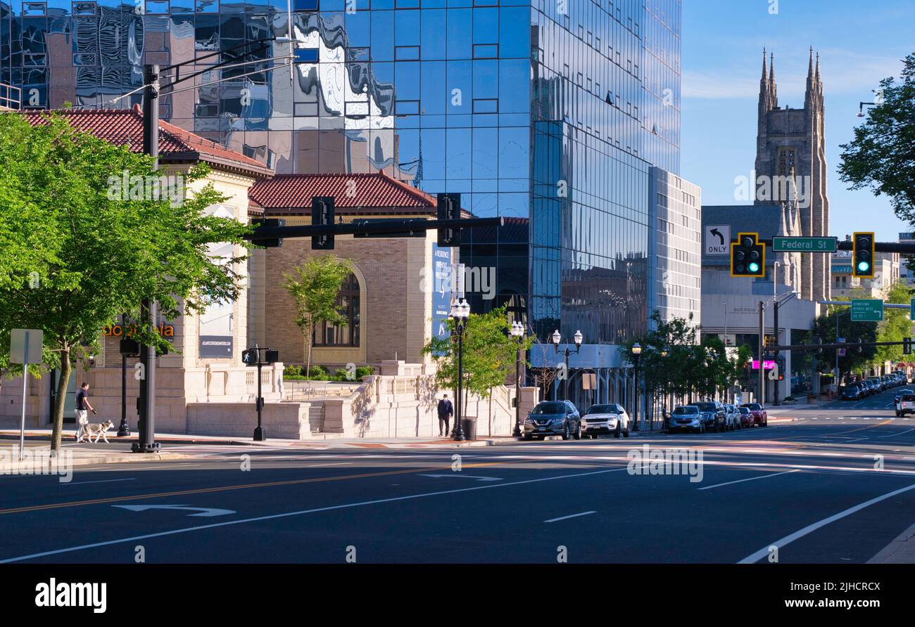 Stamford Connecticut Atlantic Street Downtown Circa July 2022 Stock ...