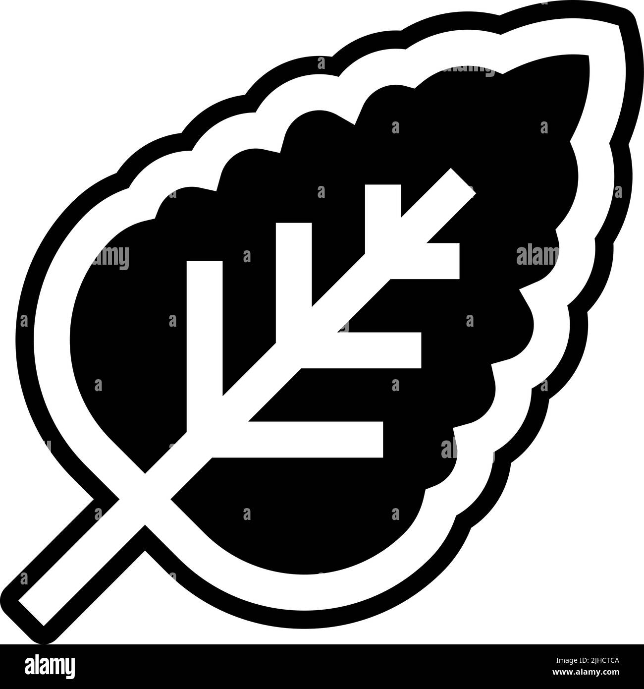 Cosmetic ingredients mint . Stock Vector
