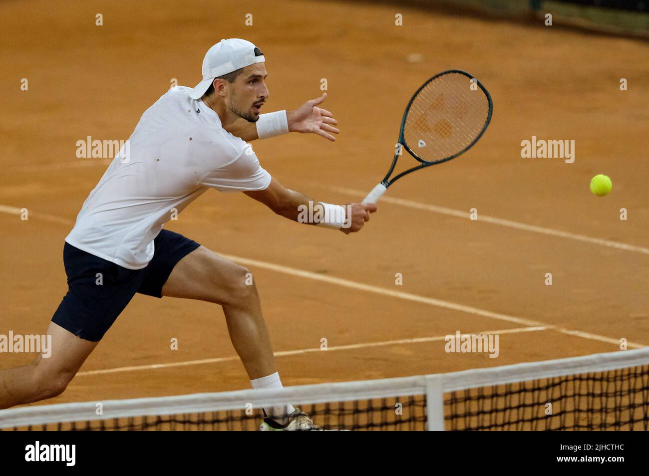 Verona, Italy. 17th July, 2022. Pedro Cachin during ATP Challenger Tour - Finals match between Francesco Maestrelli and Pedro Cachin, Tennis Internationals in Verona, Italy, July 17 2022 Credit: Independent Photo Agency/Alamy Live News Stock Photo