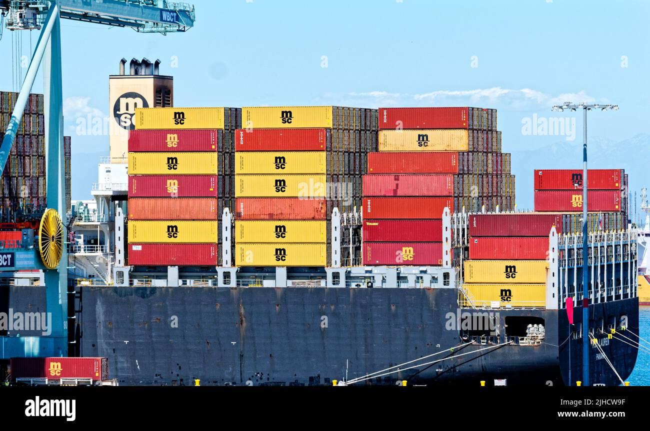 msc-containers-on-ship-stock-photo-alamy