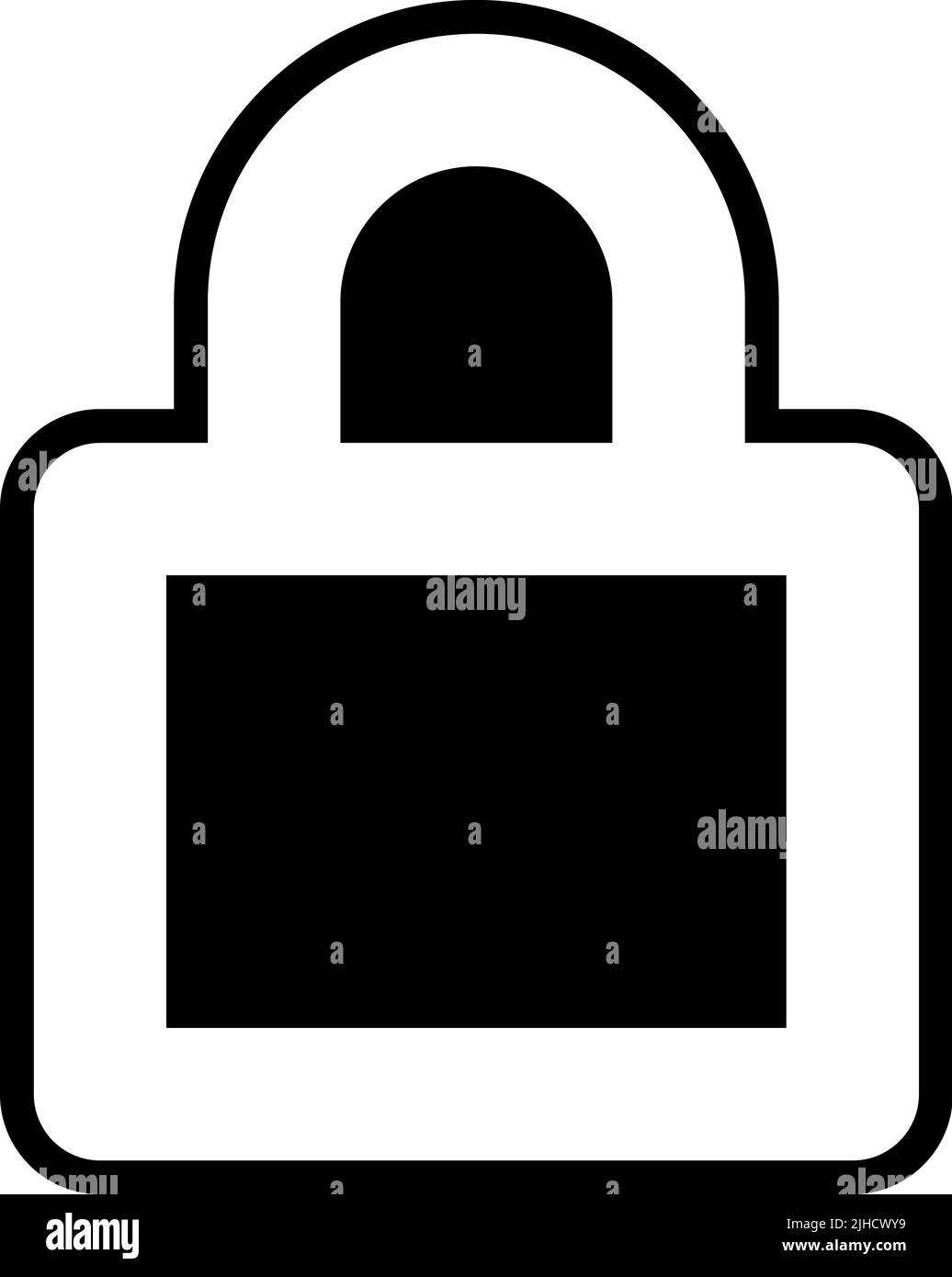Essential padlock Stock Vector Image & Art - Alamy