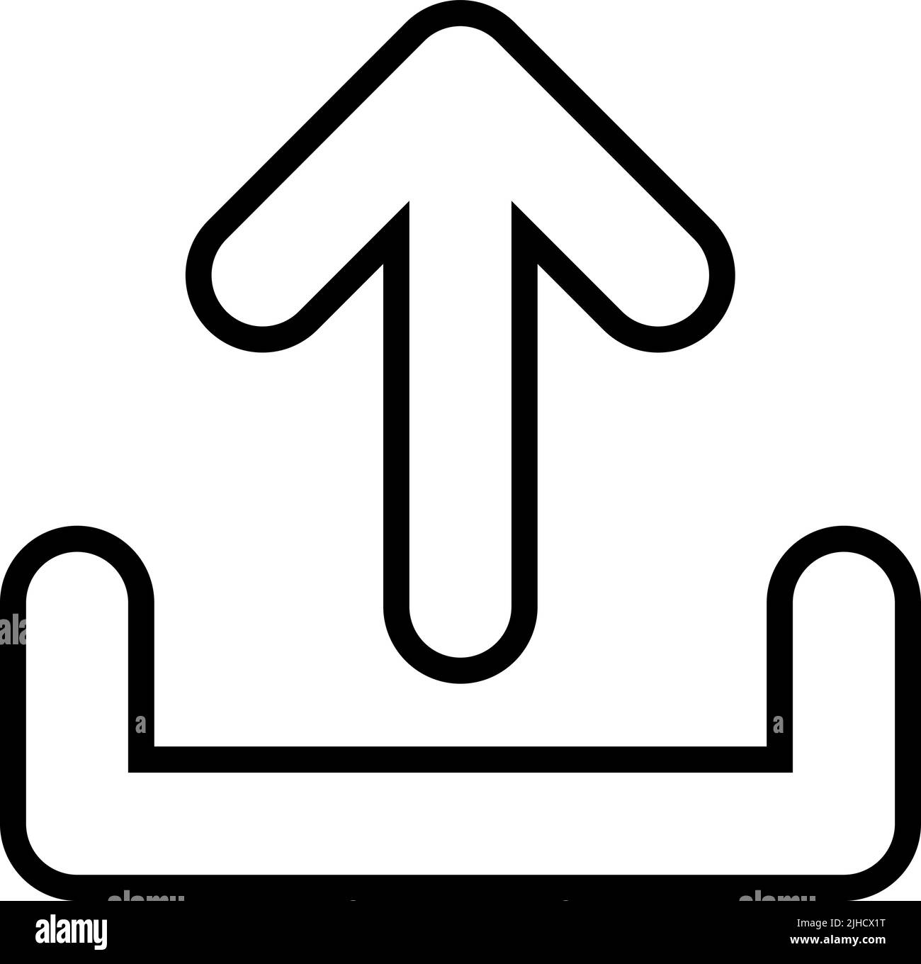 Essential upload . Stock Vector