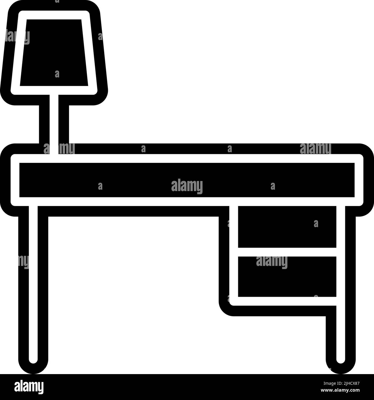 Furniture desk Stock Vector Image & Art - Alamy