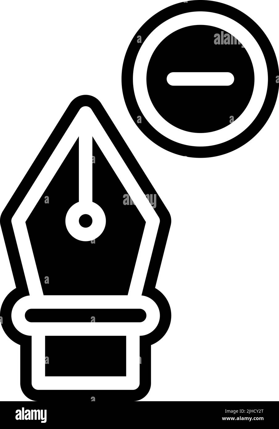 Graphic design delete anchor point Stock Vector Image & Art Alamy