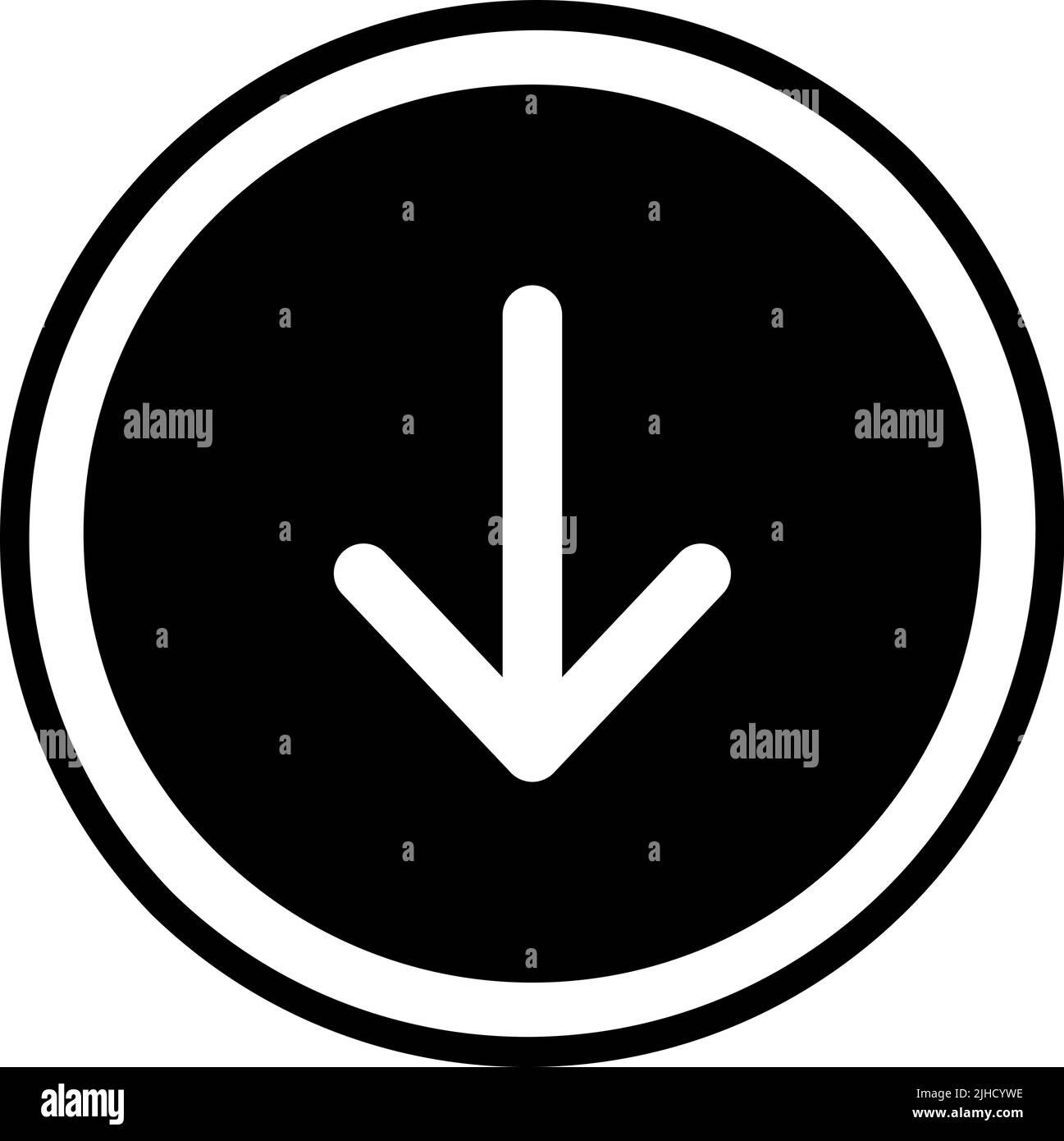 Interaction download . Stock Vector