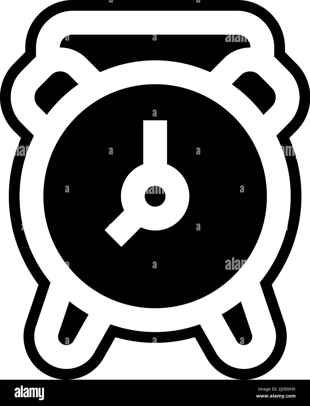 Kindergarten clock . Stock Vector
