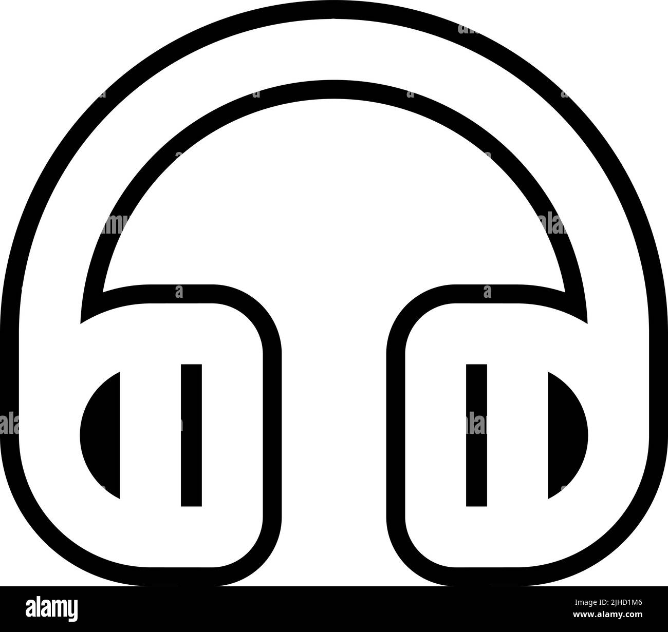 Multimedia ui headphones Stock Vector Image & Art Alamy