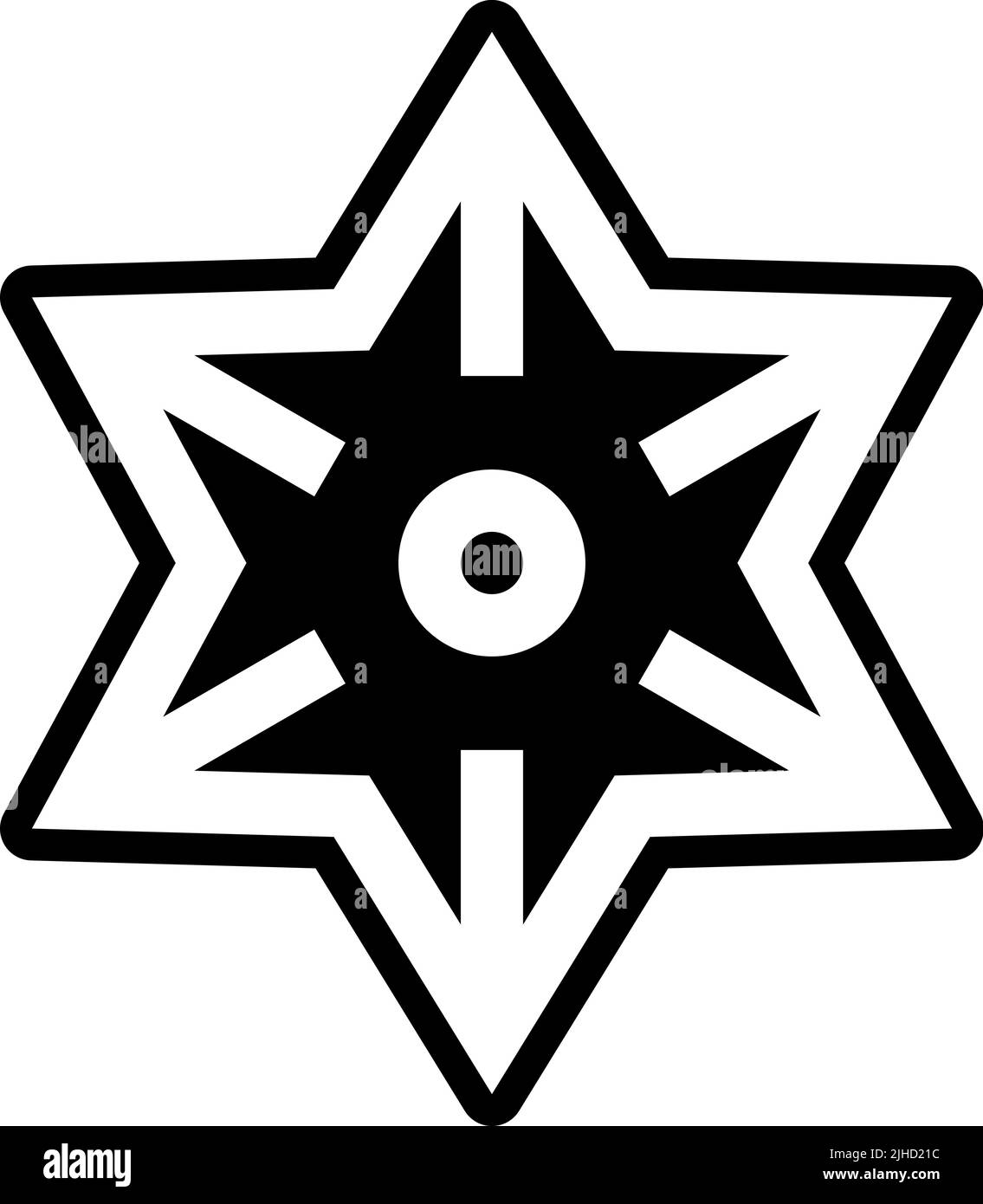 Ninja Shuriken Stock Vector Image Art Alamy