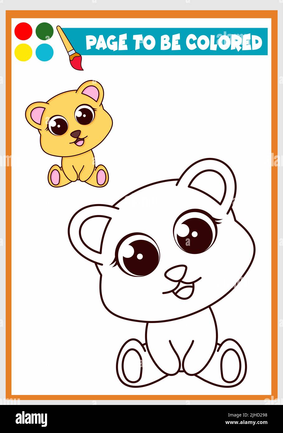 coloring book for kids with bear Coloring template Children #39 s coloring book for kids with bear Coloring template Children #39 s