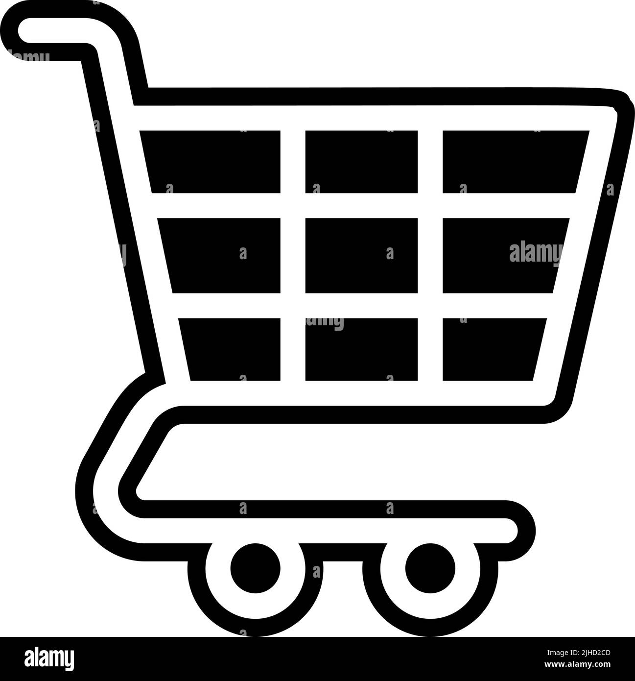 Online shopping line shopping cart Stock Vector Image & Art - Alamy