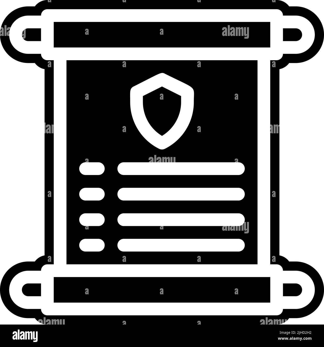 Online shopping line policy . Stock Vector