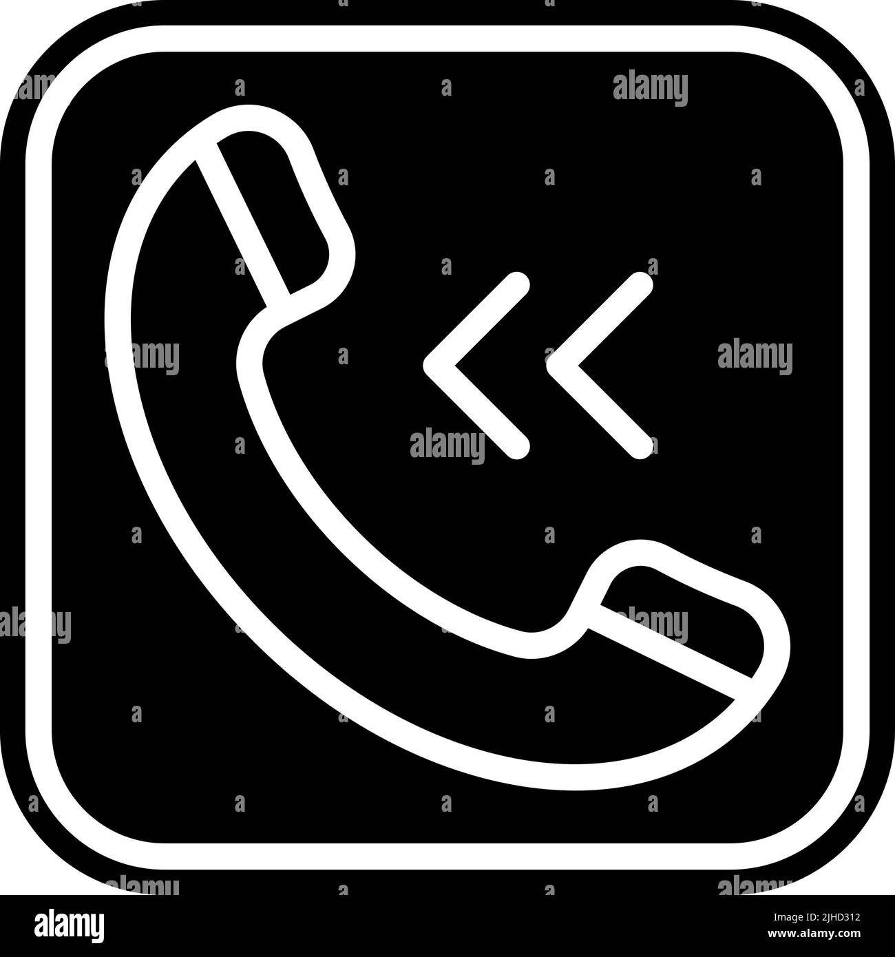 Phone incoming call . Stock Vector