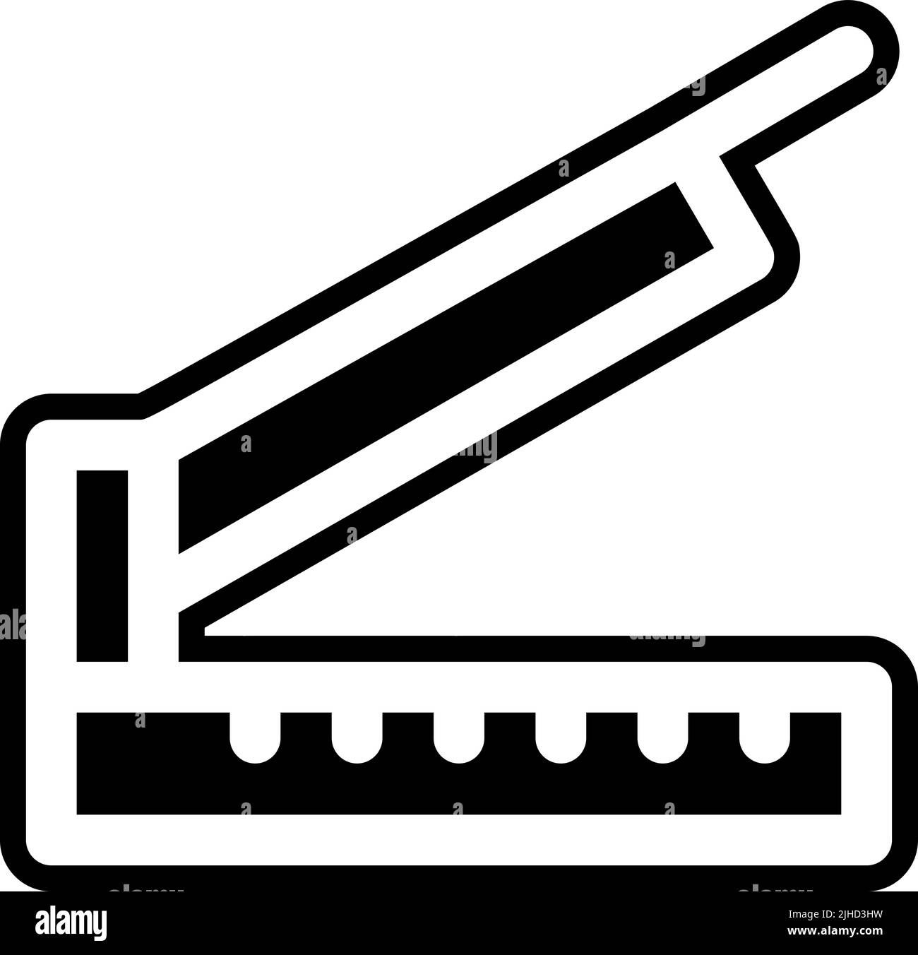 Printing paper cutter Stock Vector Image & Art Alamy