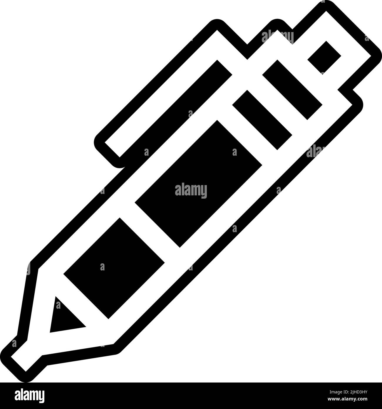 Stationery pen . Stock Vector