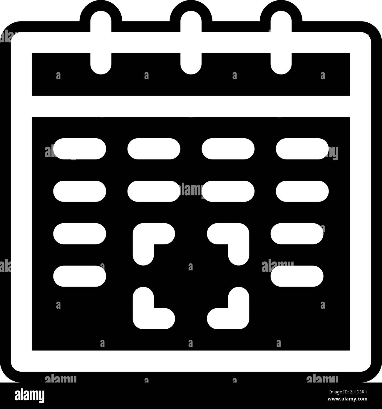 Printing calendar Stock Vector Image Art Alamy