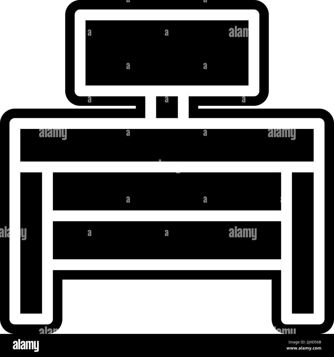 Round office table Black and White Stock Photos & Images - Alamy