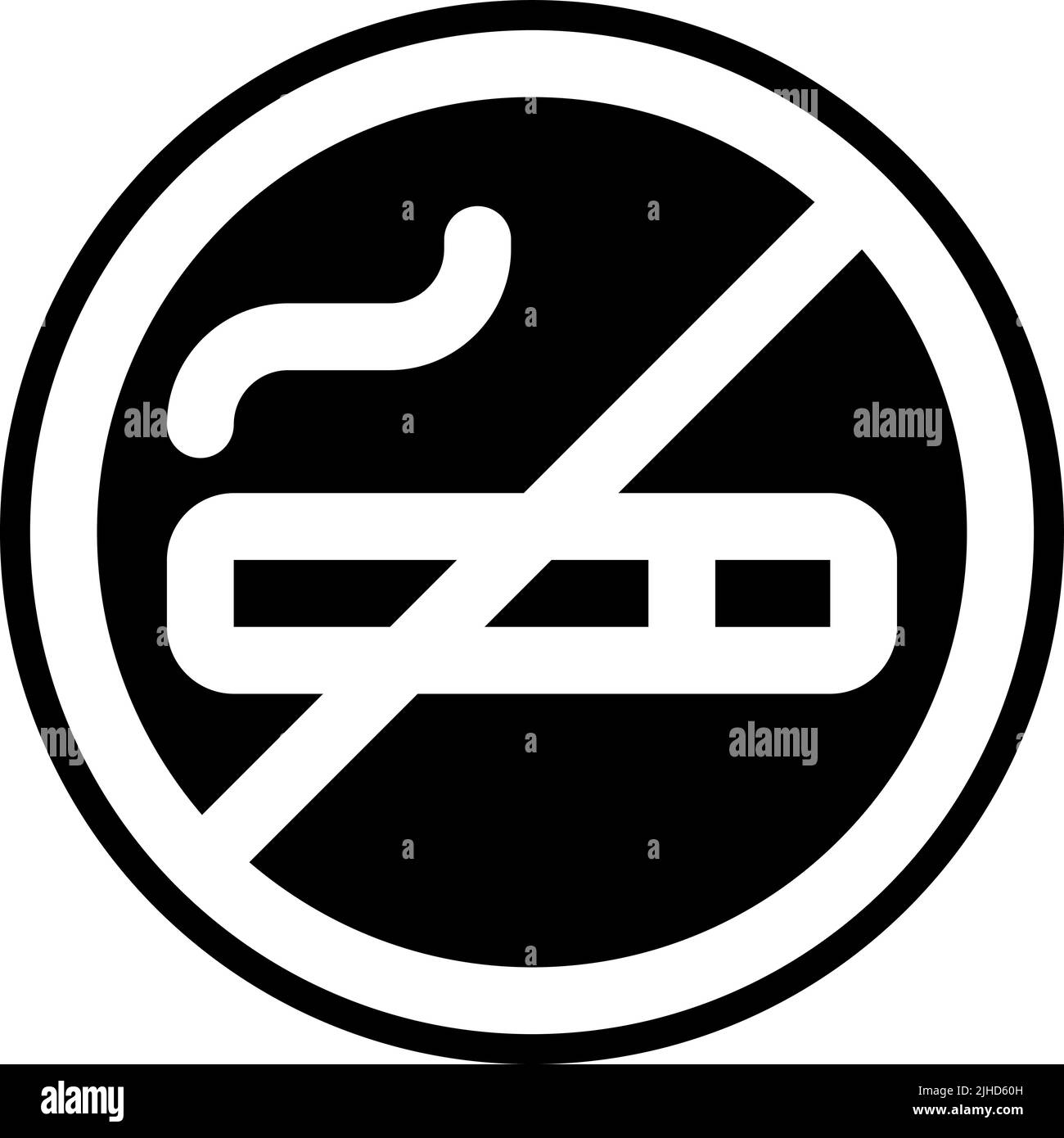Travel and holiday no smoking . Stock Vector