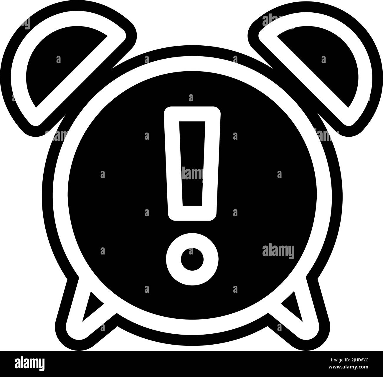 Clock cartoon image Black and White Stock Photos & Images - Alamy