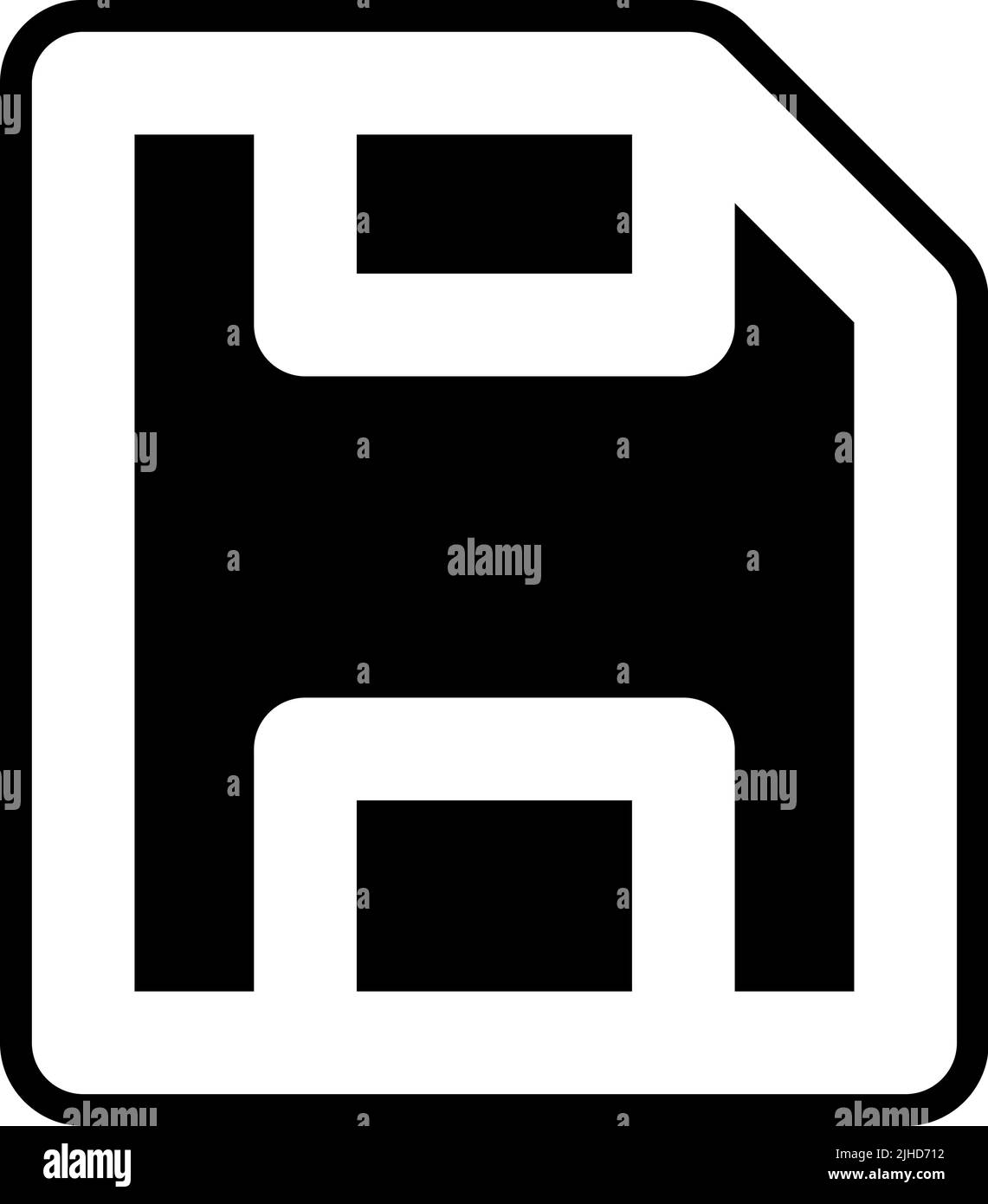 Basic ui floppy disc . Stock Vector
