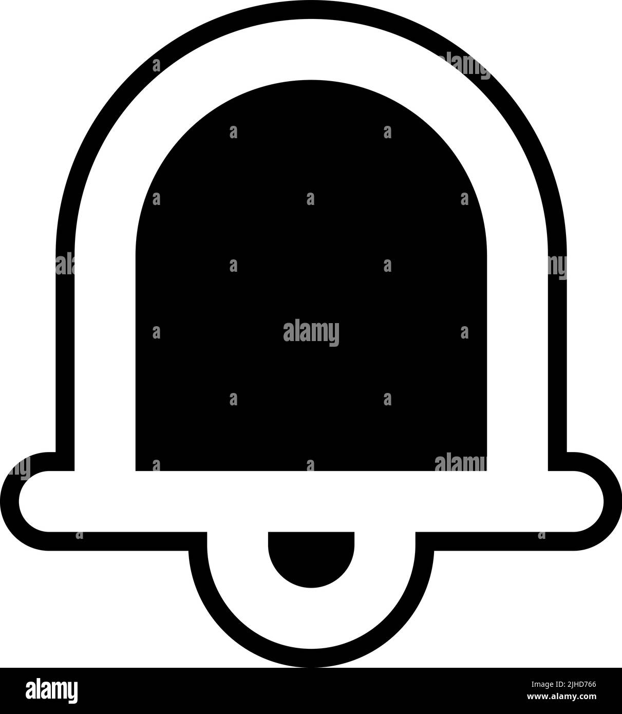 Basic ui bell . Stock Vector
