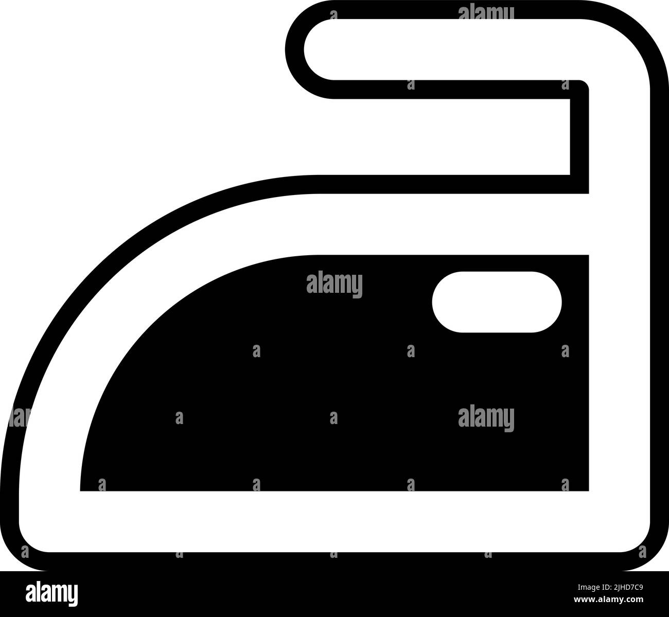 Basic ui iron . Stock Vector