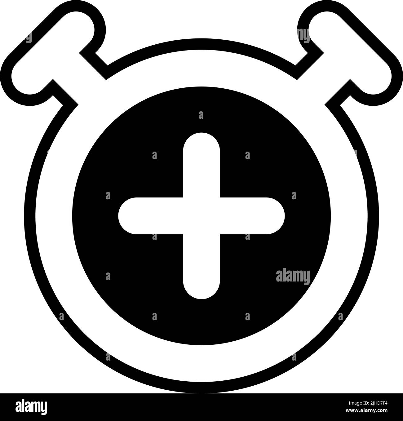 Basic ui alarm . Stock Vector
