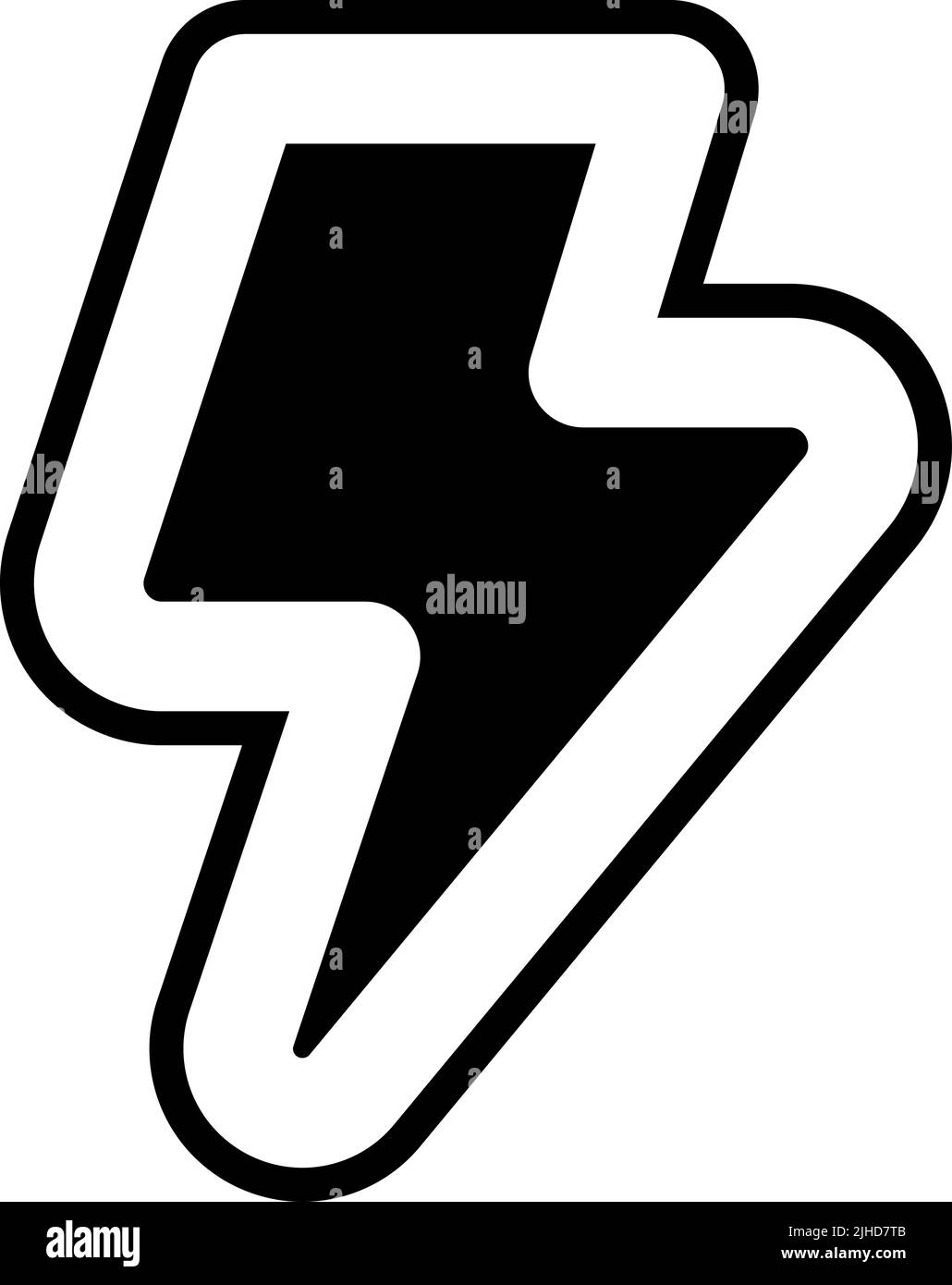Basic ui thunder . Stock Vector