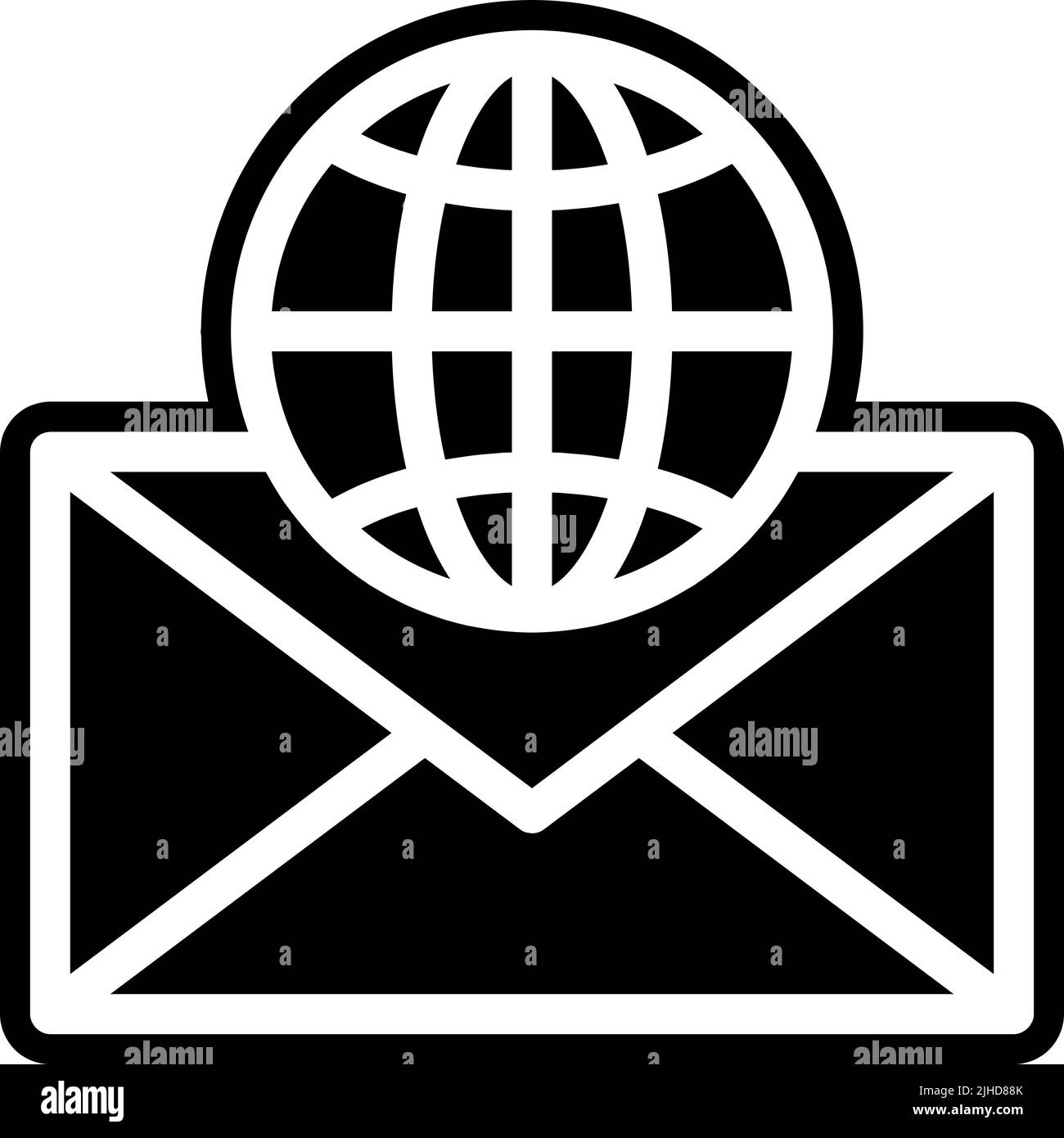 Concept businessman email spam Stock Vector Images Alamy