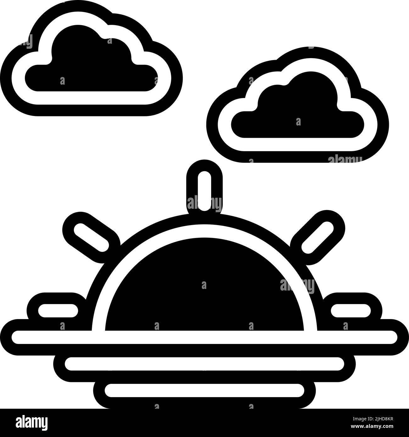 Sunrise drawing Black and White Stock Photos & Images - Alamy