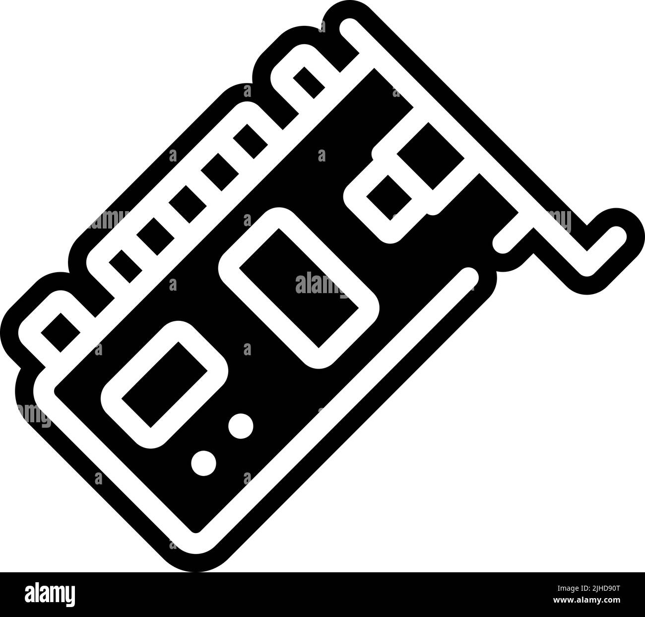 Computer hardware network interface card Stock Vector Image & Art - Alamy
