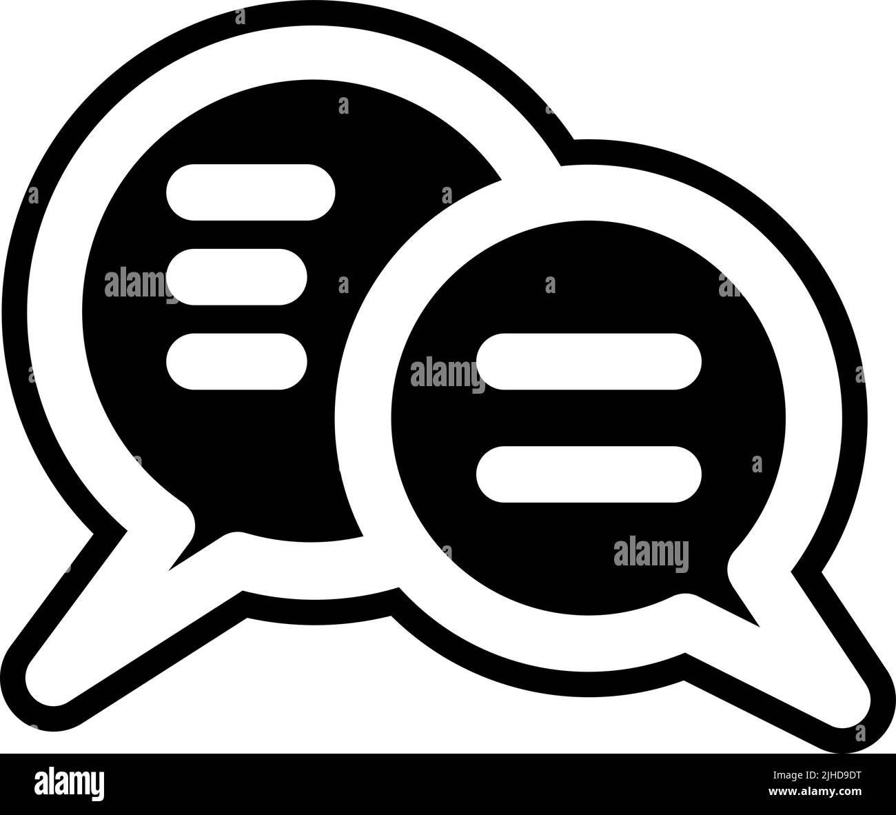 Custumer service chat box . Stock Vector