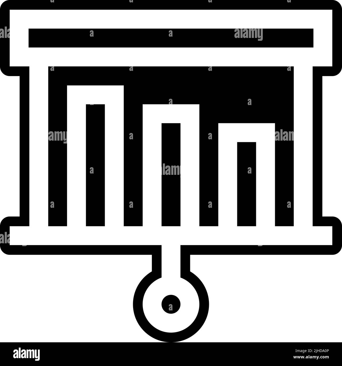 Economic crisis presentation . Stock Vector