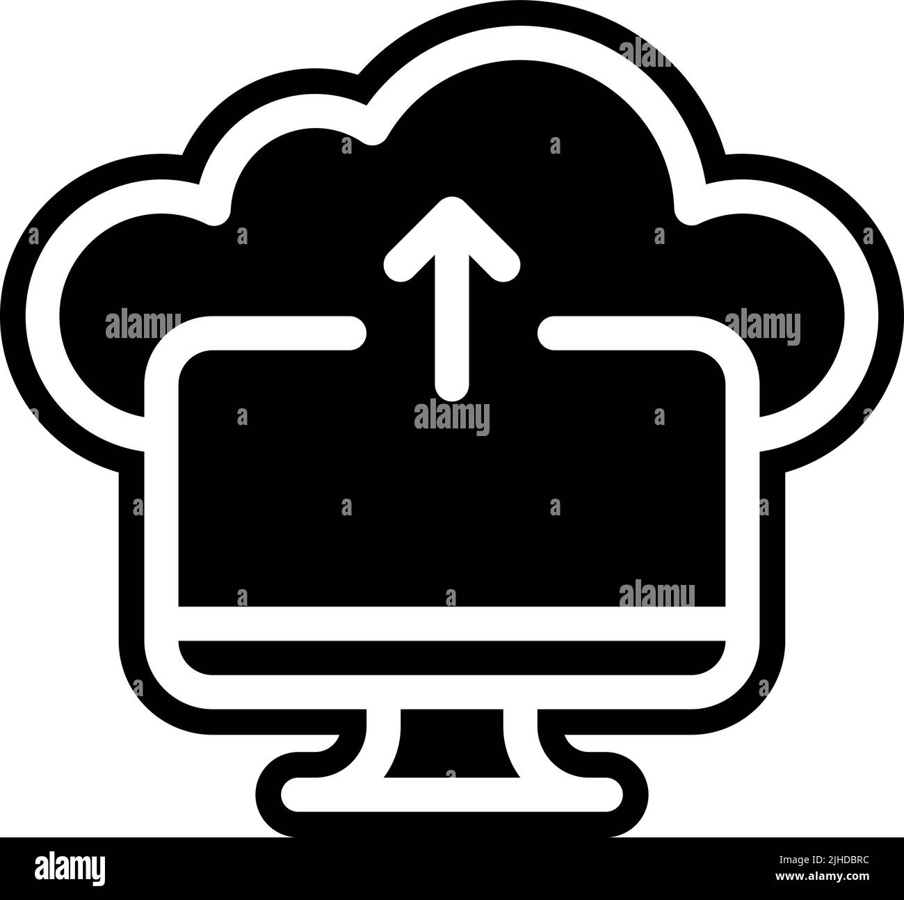 Technology cloud upload Stock Vector Image & Art - Alamy