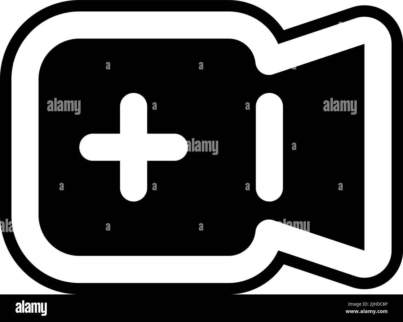 User interface video camera . Stock Vector