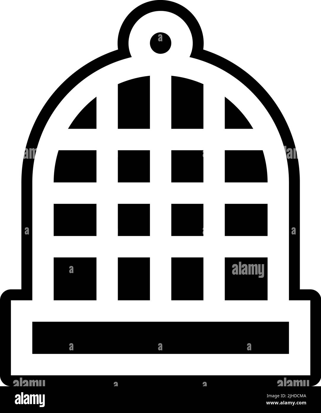 Voting elections birdcage . Stock Vector