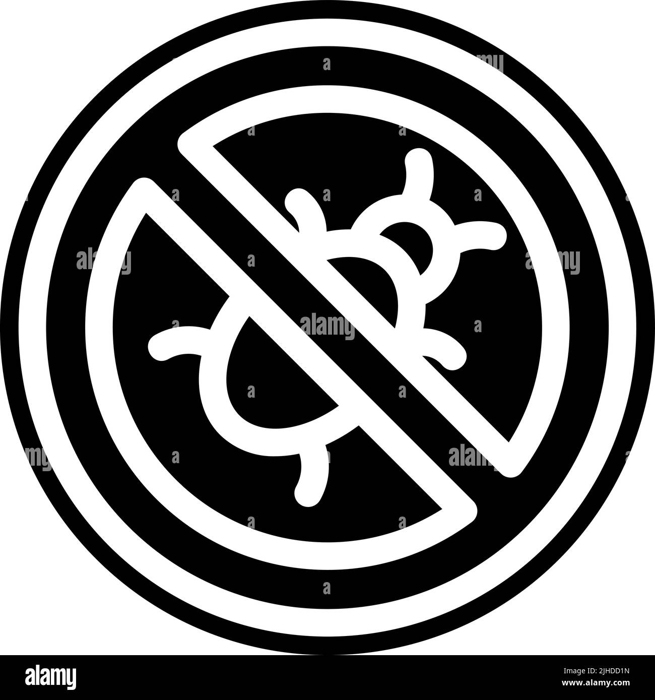 Allergies no insects . Stock Vector