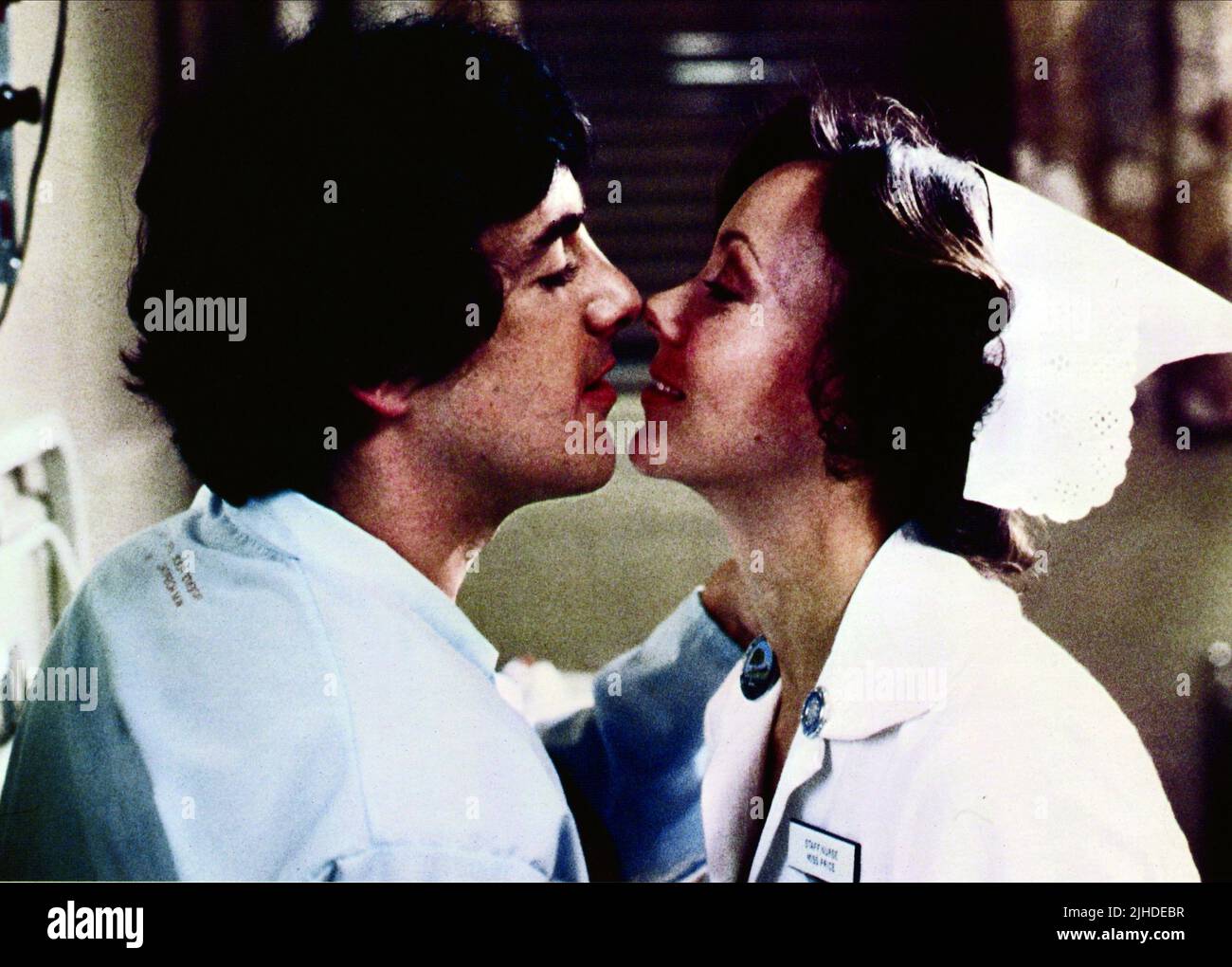 DAVID NAUGHTON, JENNY AGUTTER, AN AMERICAN WEREWOLF IN LONDON, 1981 Stock Photo