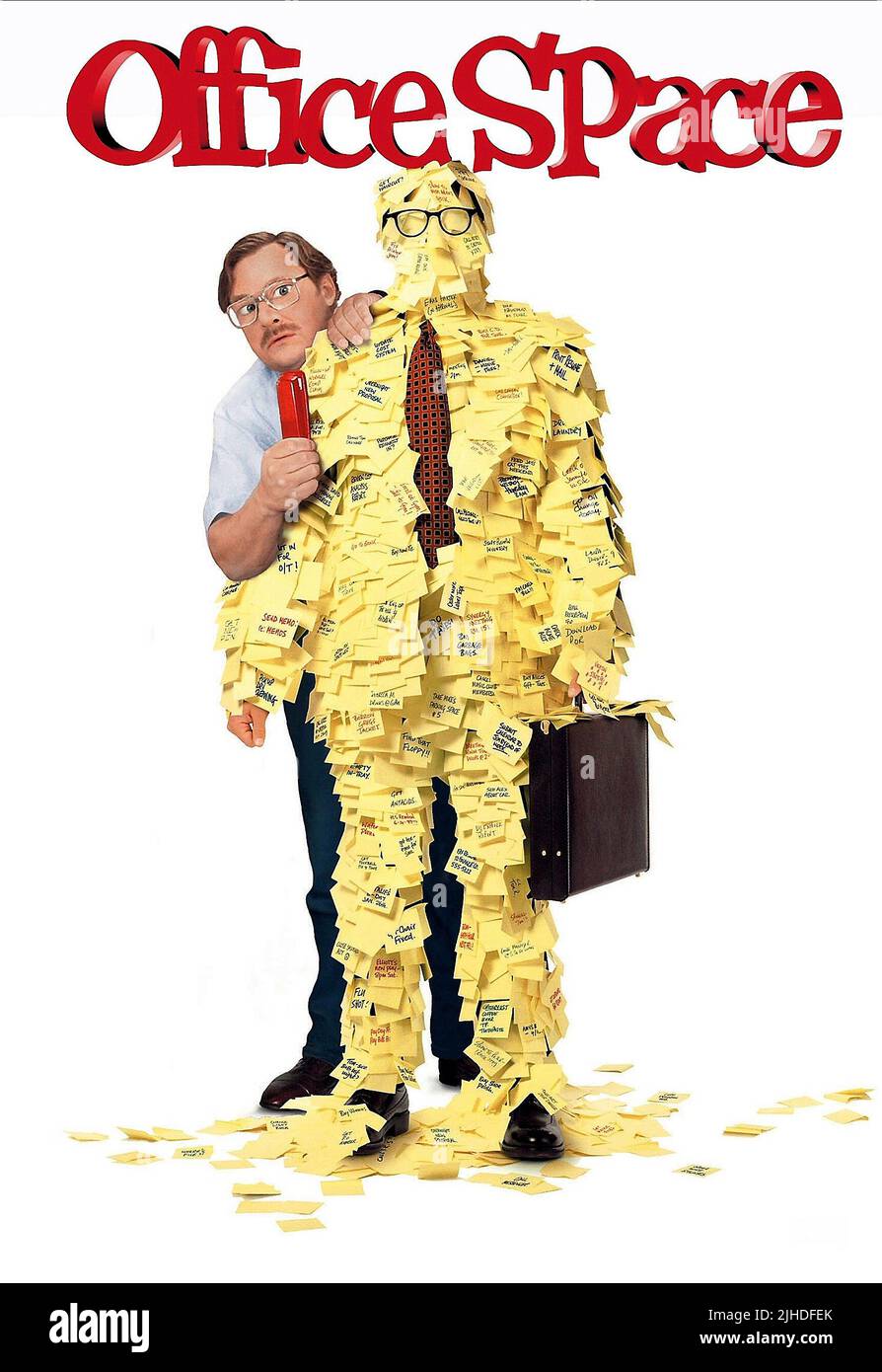 MOVIE POSTER, OFFICE SPACE, 1999 Stock Photo