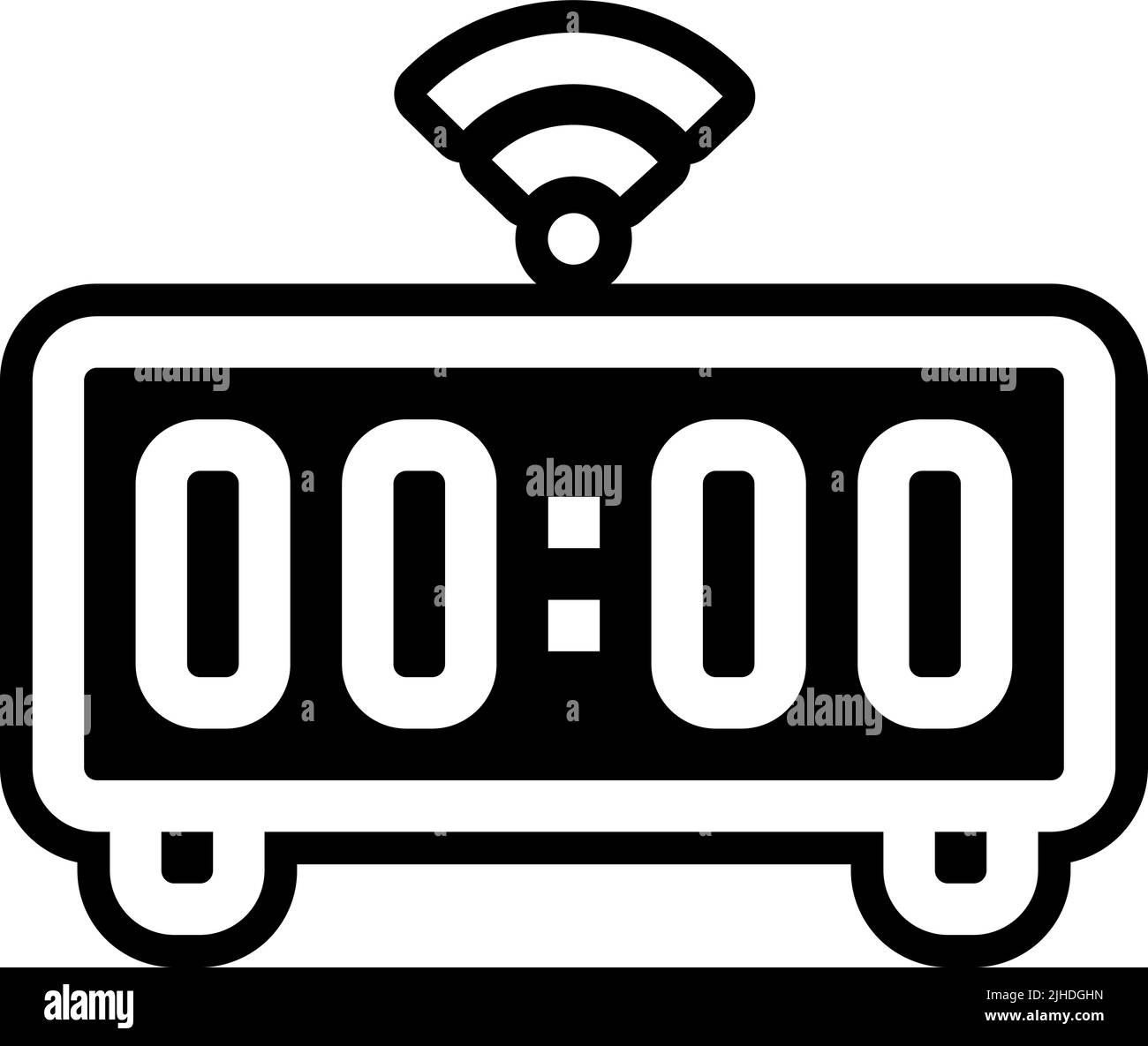 Connection Time Counter Wireless connection timer Stock Vector Image & Art - Alamy