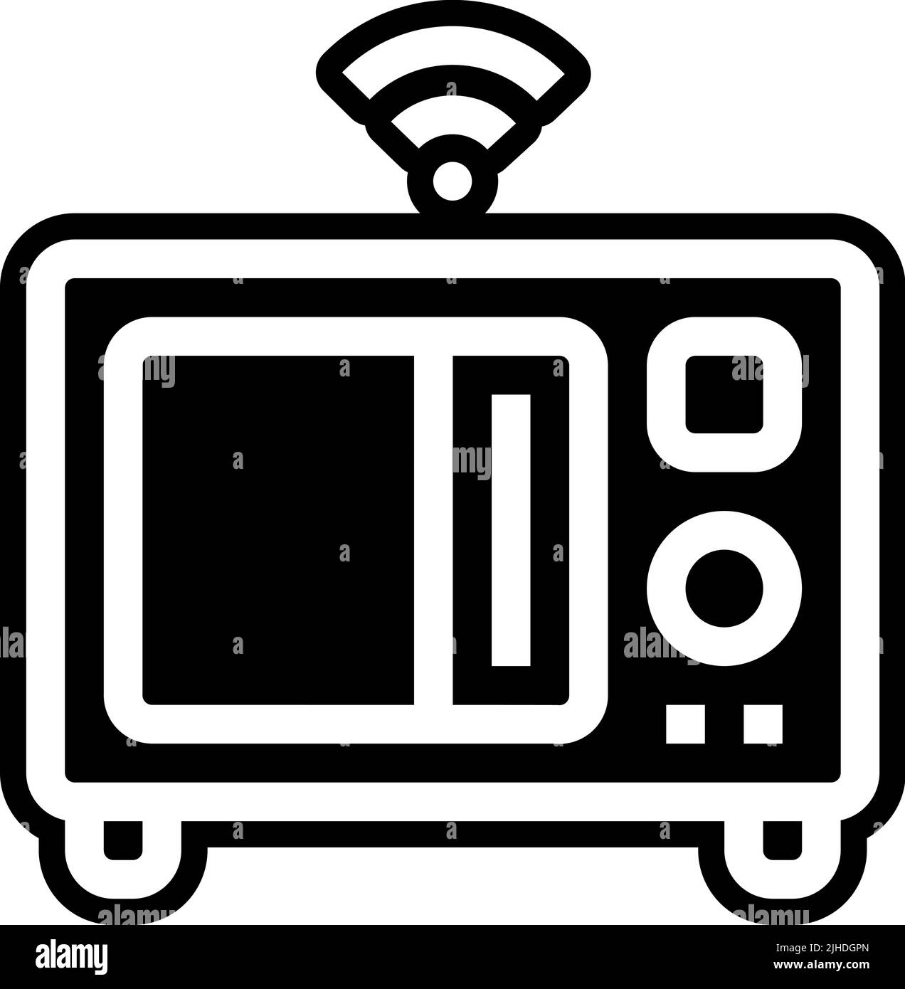 Wireless connection microwave oven Stock Vector Image & Art Alamy