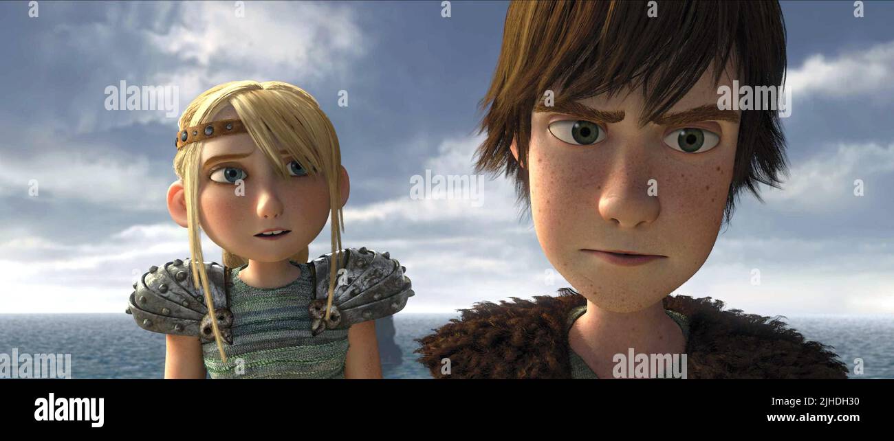 How To Train Your Dragon Hiccup And Astrid Anime