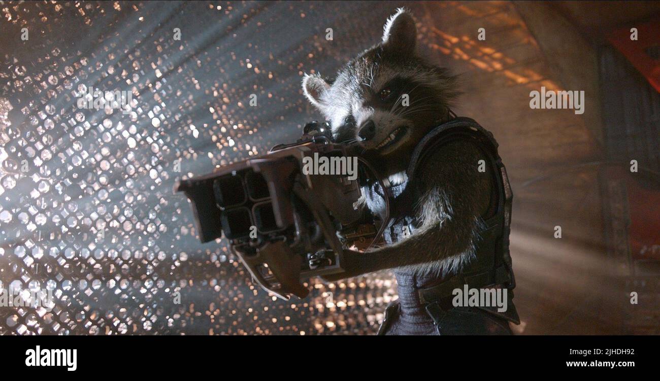 Rocket racoon hi-res stock photography and images - Alamy