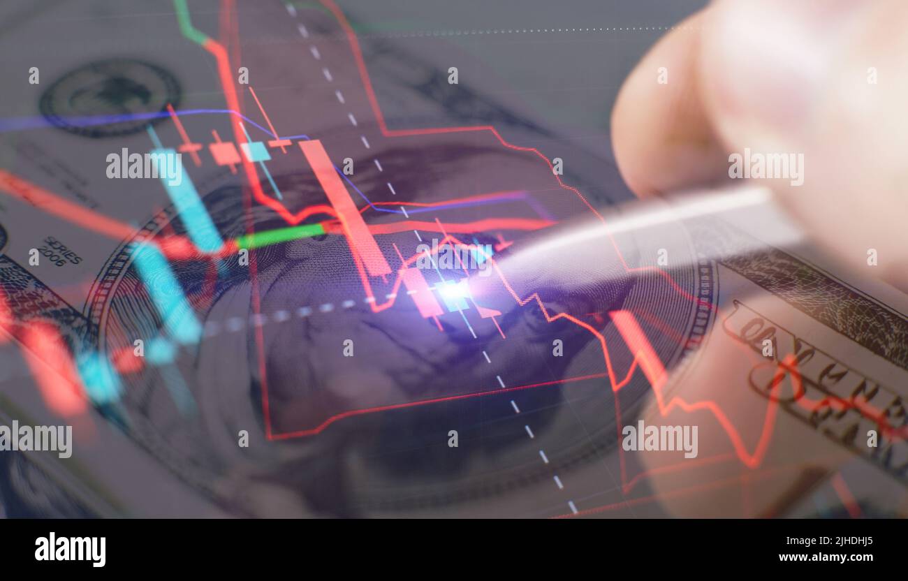 Business financial or stock market background. Business graph on stock ...