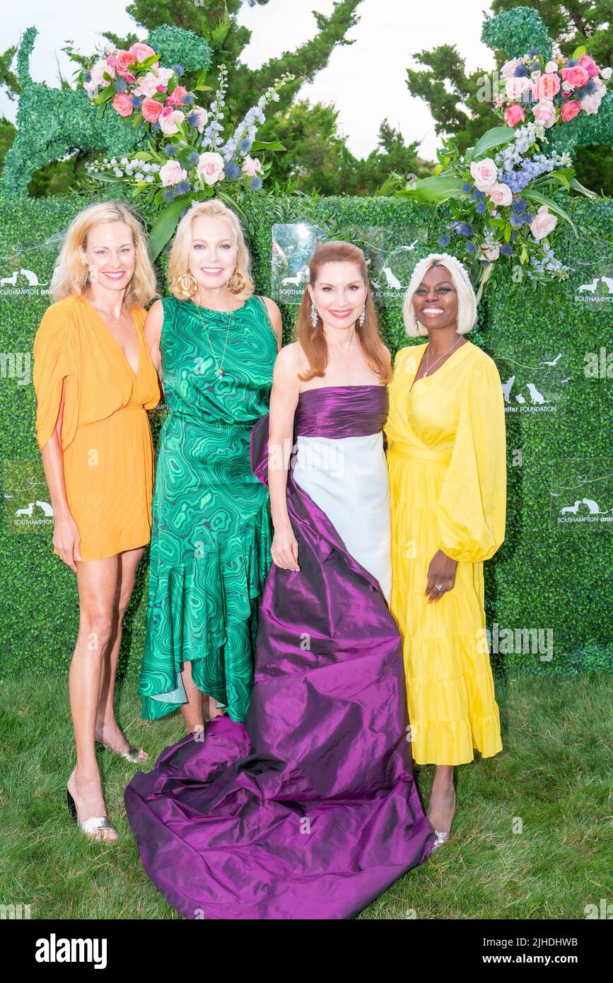 Missy Hargraves, Kim Charlton, Jean Shafiroff and Eve Brookville attend