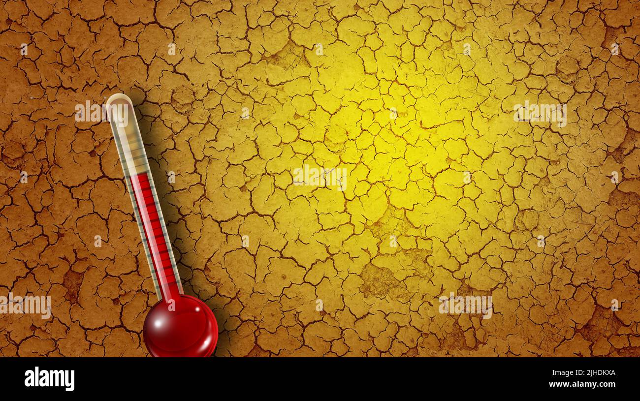Heat Wave Or Heatwave Thermometer And Hot Weather With Soaring Heat Wave Or Heatwave Thermometer And Hot Weather With Soaring