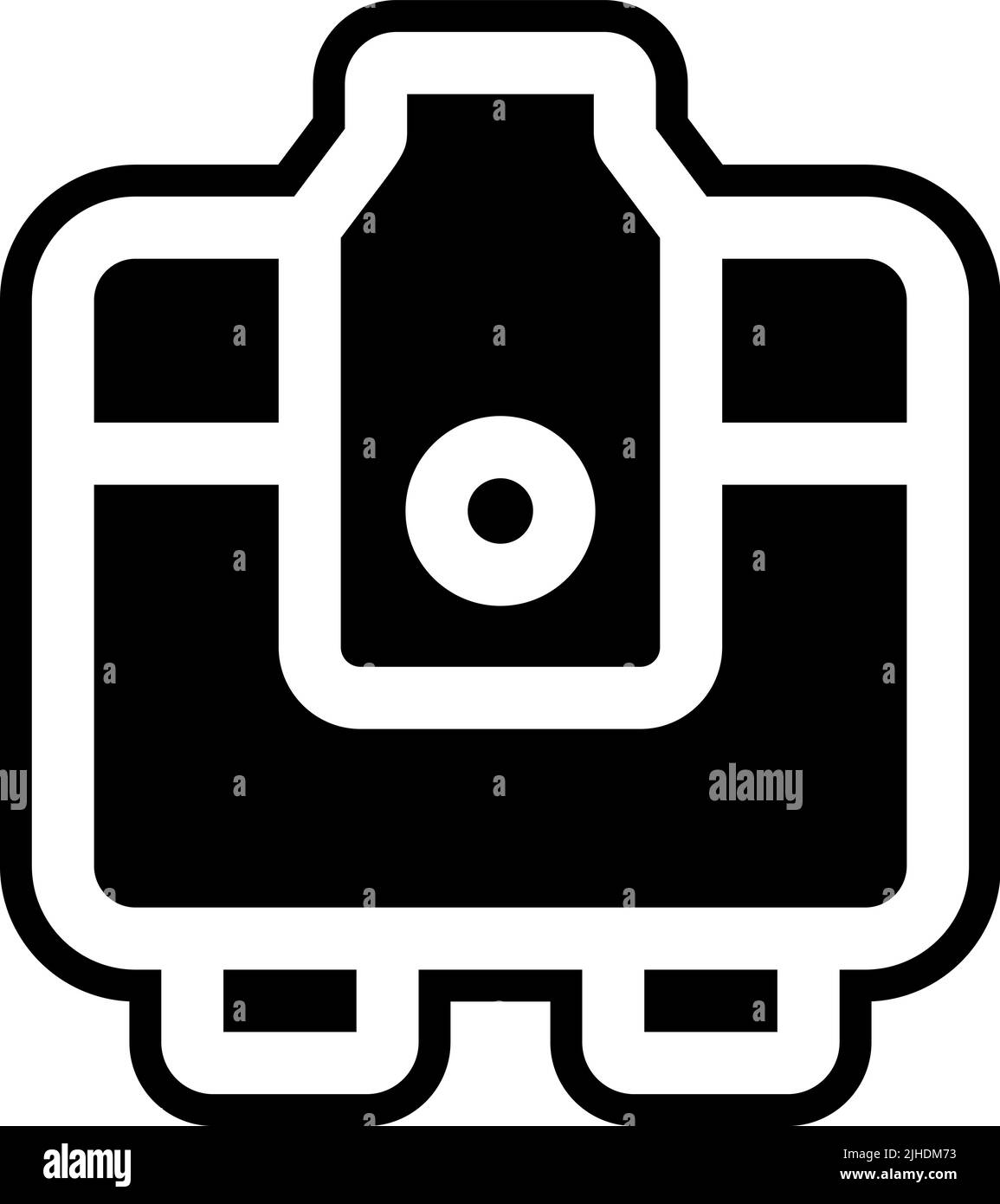 Home stuff rice cooker . Stock Vector