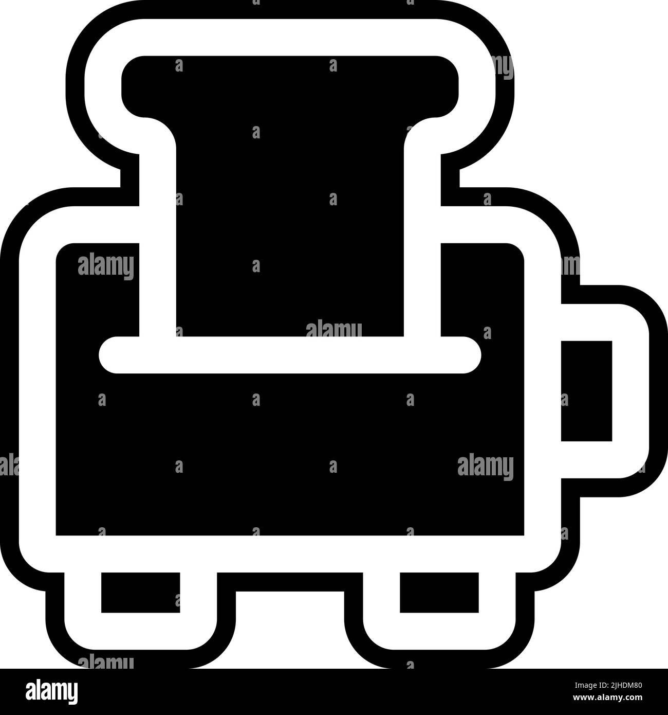 Home stuff toaster . Stock Vector